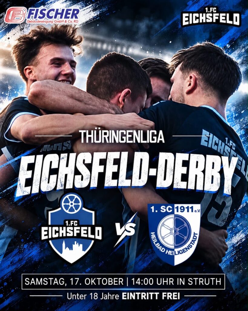 1.FC Eichsfeld gegen den SC 1911 Heiligenstadt (KI-generiertes Bild)